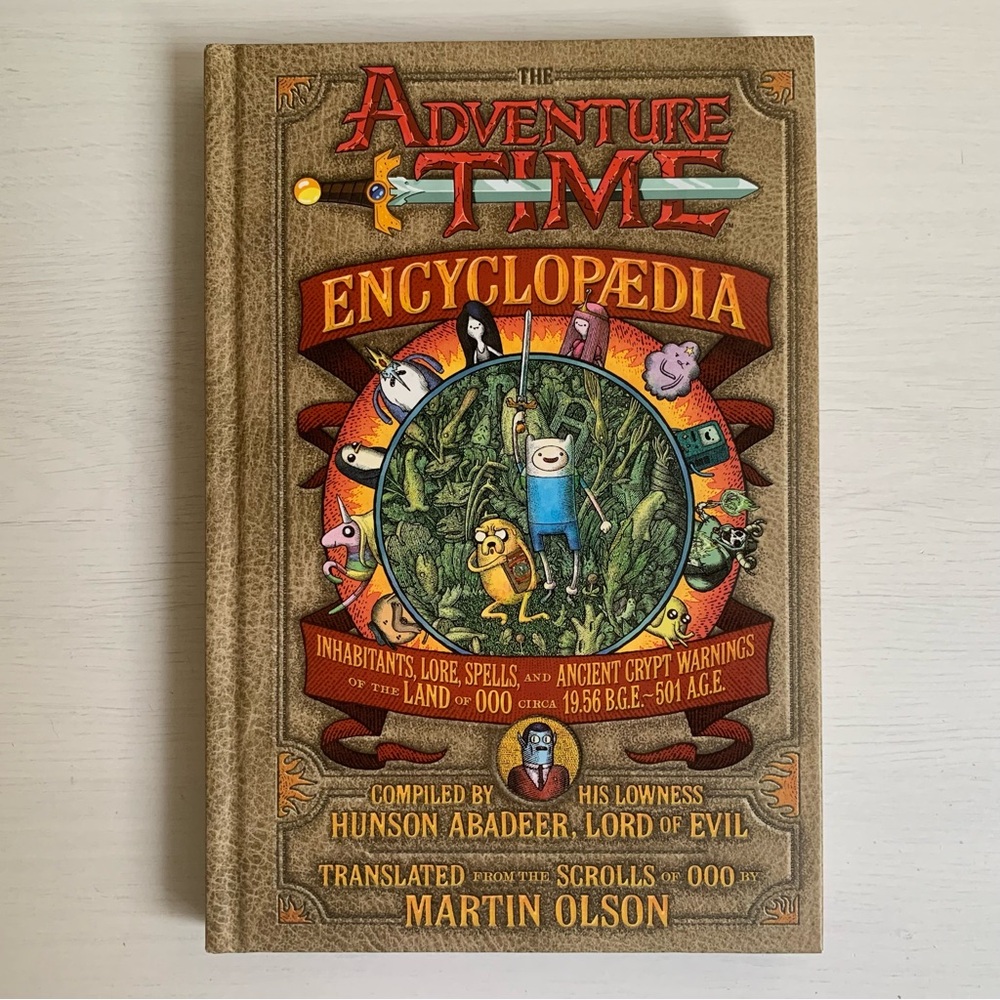 The Adventure Time Encyclopaedia by Martin Olson Book Hardcover